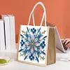 DIY Mandala 5D Diamond Painting Linen Tote Bag