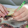 Resin Diamond Painting Point Drill Pen Dual-Ended Diamonds (Green)