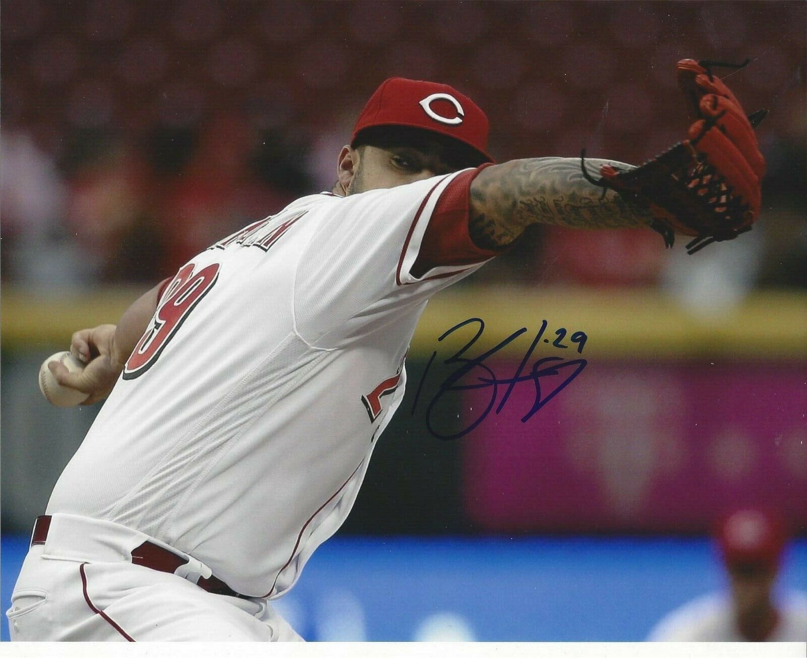 Brandon Finnegan autographed 8x10 Cincinnati Reds#S697