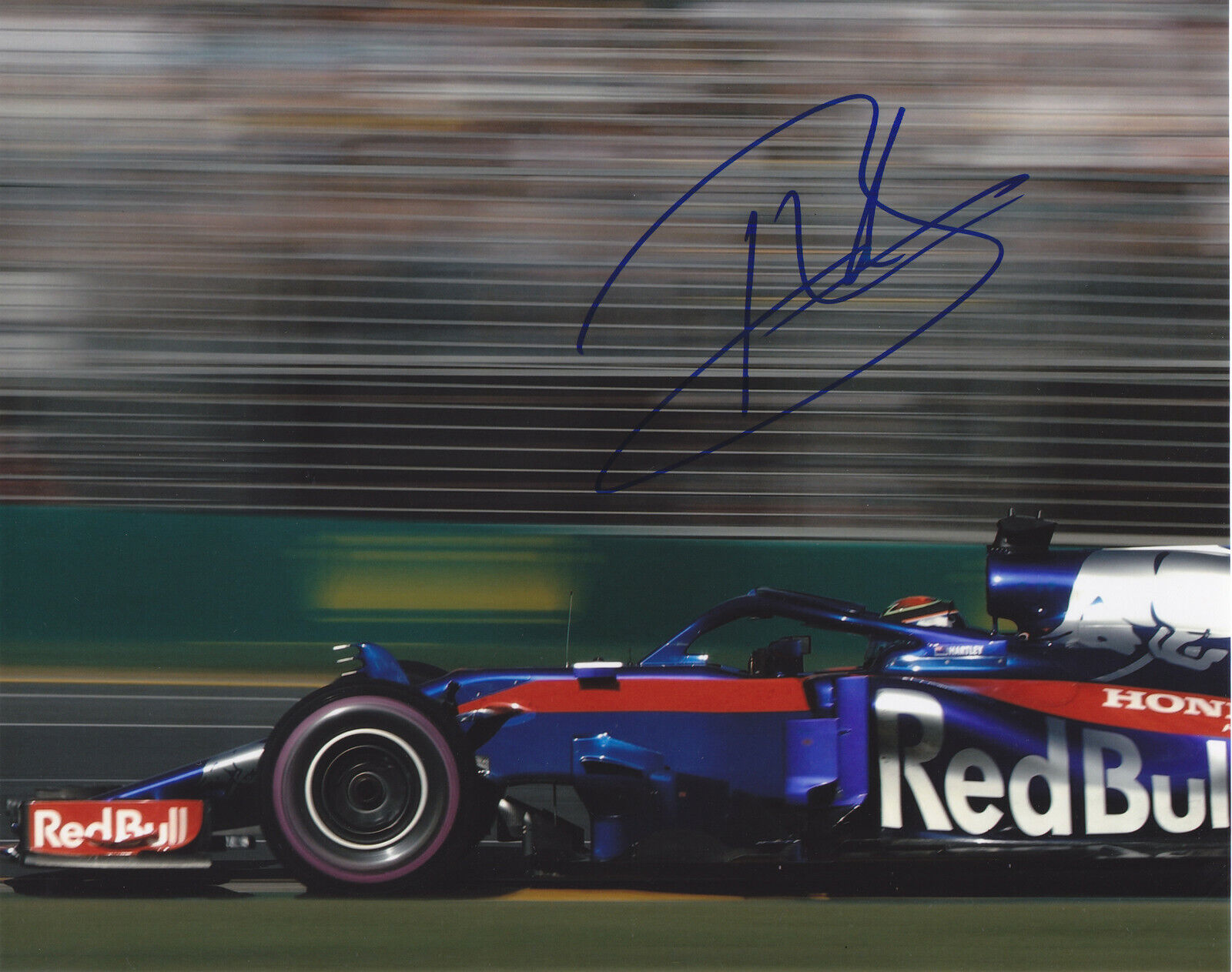 BRENDON HARTLEY SIGNED AUTOGRAPH F1 TORO ROSSO RACING 8X10 Photo Poster painting EXACT PROOF #2