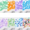 Colorful Square Cube Frosting Glass Beads DIY Accessories