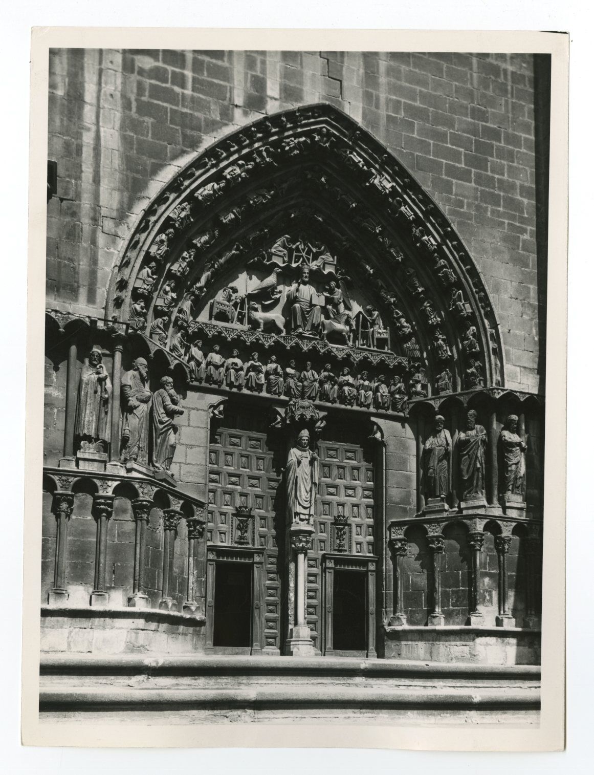 Spanish Architecture - Vintage Publication Photo Poster paintinggraph - Burgos Cathedral