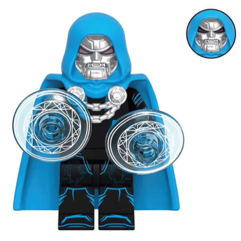 Doctor Doom 2099 Custom Marvel Supervillain Minifigure Minifigure Bricks monstertoys