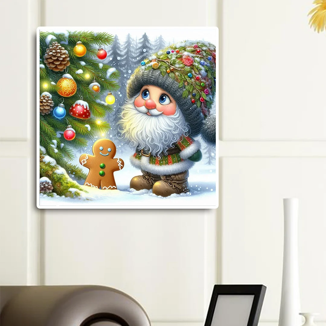 Diamond Painting - Full Round Drill - Xmas Tree(Canvas|40*40cm)