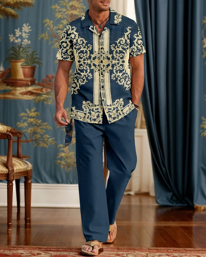 Suitmens Men's Gorgeous Patterns Walking Suit