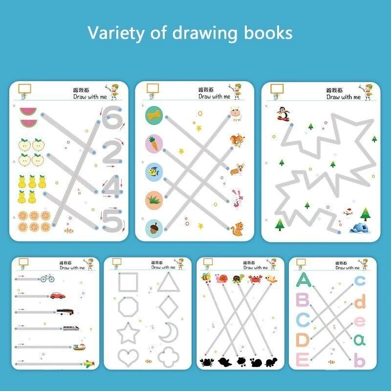 Let Your Kids Win At The Starting Line &ndash; Magical Tracing Workbook Set