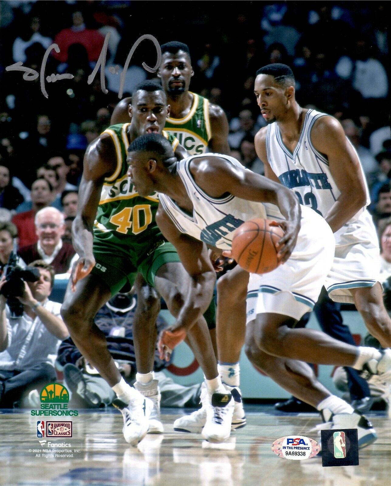 Shawn Kemp autographed signed 8x10 Photo Poster painting NBA Seattle Supersonics PSA COA