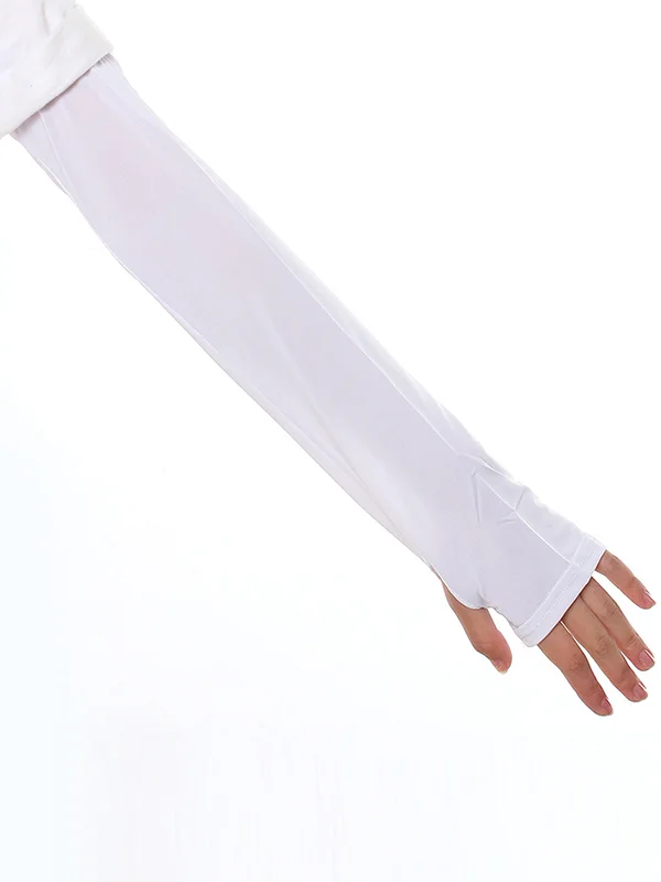 Ice Silk Sun Protection Simple Solid Color Sleevelet
