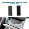 Center Armrest Box Cover Plate 5KD83253182V for Sagitar 2006-2011 (Black)