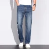  Business Casual Straight Fit Stretch Cotton Jeans