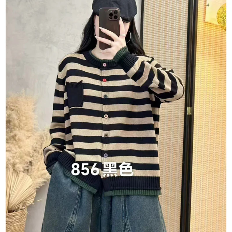 Chicfifth Sweater Women Winter Long Sleeve High Quality Autumn Vintage Top Knitted Cardigan