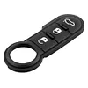 3 Button Flip Remote Key Skin Remote Car Key Pad for Fiat 500 Panda Abarth Punto