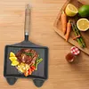 Cast Iron Egg Frying Pan Pre-Seasoned Skillet Chefs Pan for Indoor & Outdoor Use
