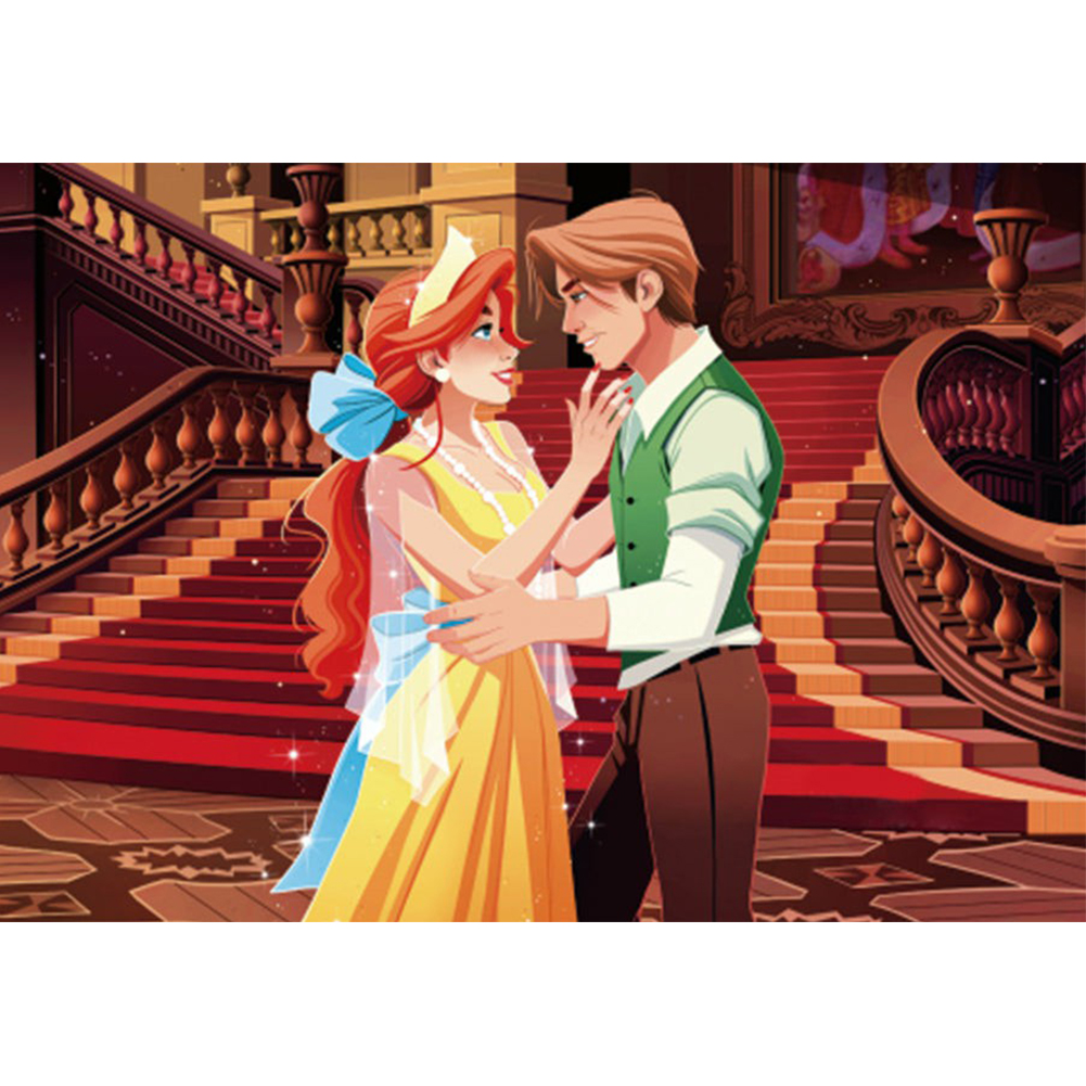 

Disney Princess and Prince - Round Drill Diamond Painting - 40*30CM, 501 Original