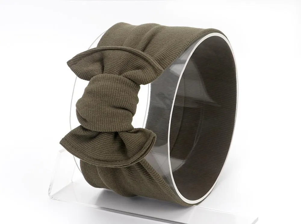 2020 Baby Stuff Accessories Kids Girl Baby Headband Toddler Lace Bow Flower Hair Band Ribbed Solid Headwear Photo Props