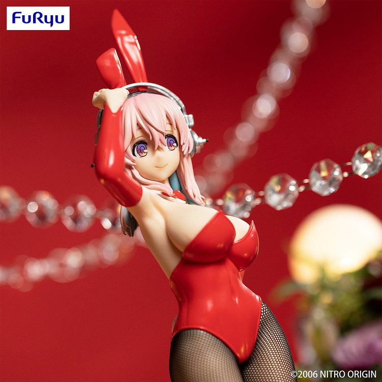 Furyu Nitroplus BiCute Bunnies Super Sonico (Red Rabbit Ver.) Figure