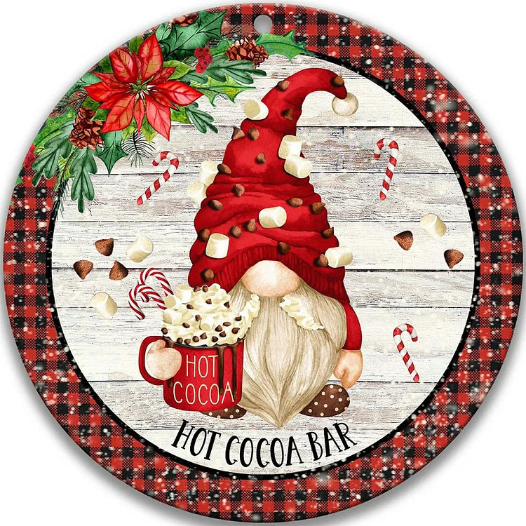 Christmas Gnome 30*30CM(Canvas) Full Round Drill Diamond Painting gbfke