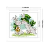 Lucky Rabbit - 14CT Stamped Cross Stitch 17*15cm/6.69*5.91in(Brand)