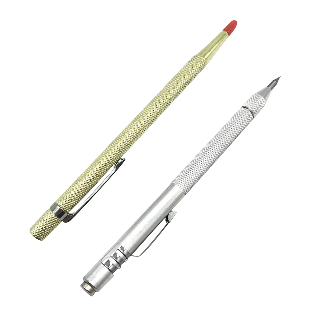 

Tungsten Carbide Tip Scriber Pen Diamond Glass Ceramic Engraving Hand Tool, Gold, 501 Original