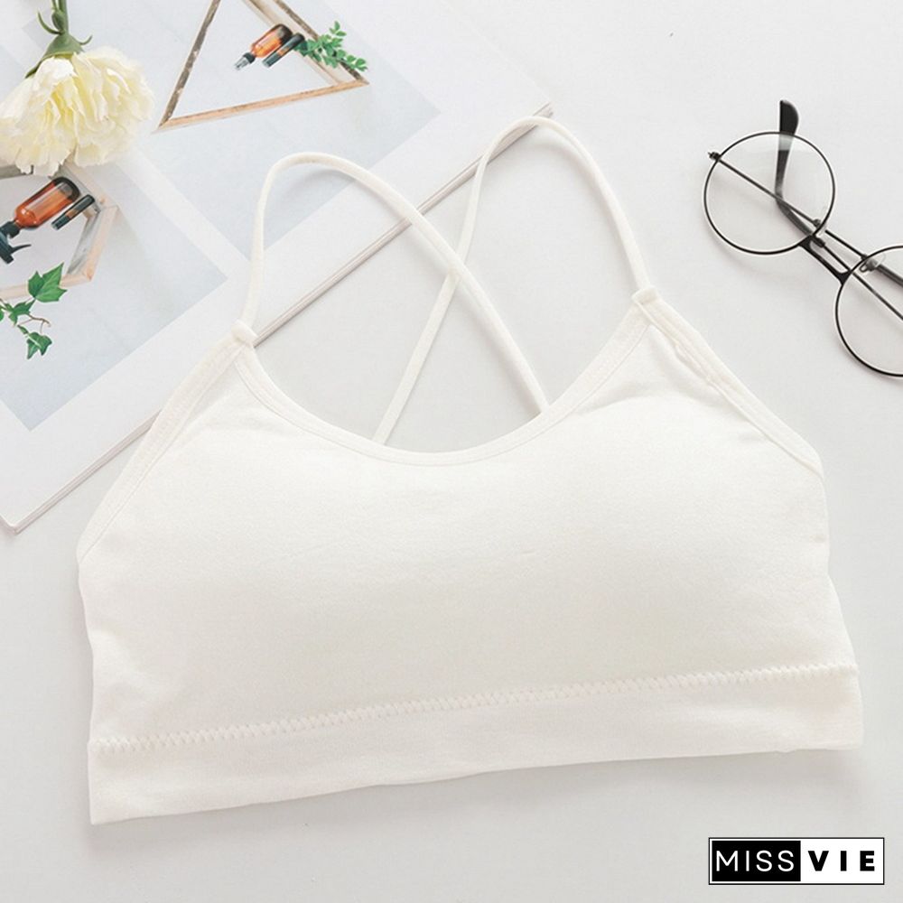 Sexy Lace Bralette Tube Tops Bandeau Summer Women Lace Bra Tanks Crop Tops Bandeau Girl Underwear Solid Color Camisole Hot Sale