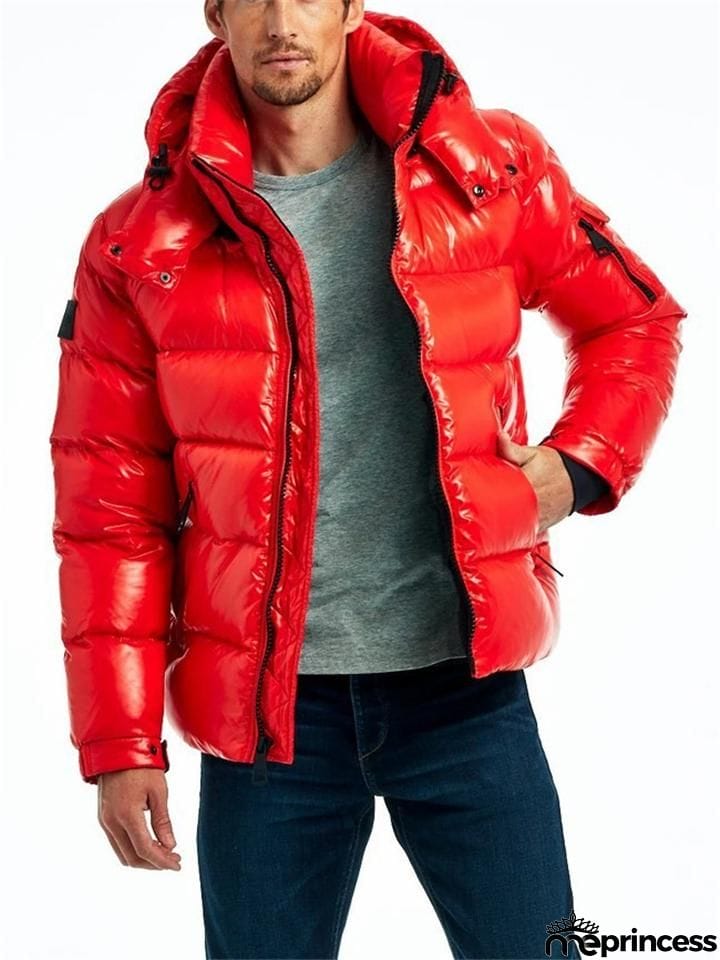 Casual Trendy Thermal Men's Bubble Coat