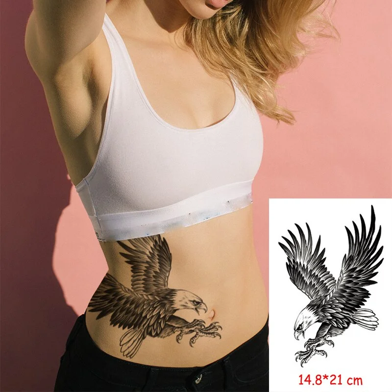 Waterproof Temporary Tattoo Sticker Sexy Letter Pattern Totem Tatoo Water Transfer Fake Tatoo Flash Tatto Woman Man 14.8*21 Cm