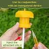 20Pcs Fruit Fly Traps with Attractant Liquid Orchard Plastic Pest Insect Catcher