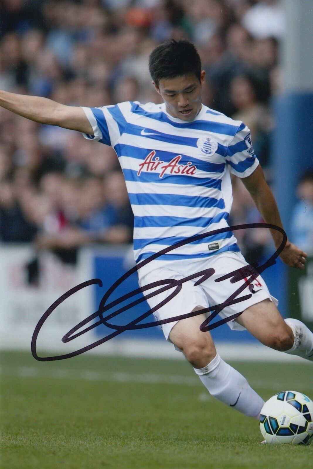 YUN SUK YOUNG HAND SIGNED 6X4 Photo Poster painting - FOOTBALL AUTOGRAPH - QPR 1.