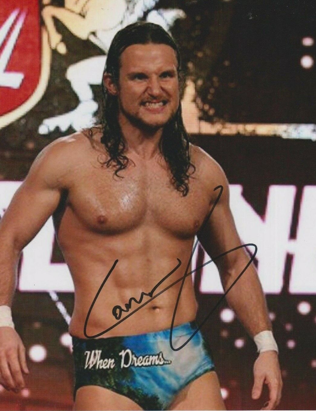 Joseph Conners (WWE NXT UK) **HAND SIGNED** 10x8 Photo Poster painting ~ AUTOGRAPHED