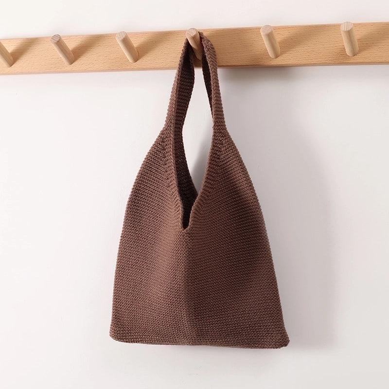 Factory Direct Supply New Fashion Tide Vest Knitted Handbag Korean Creative Simple Handbag