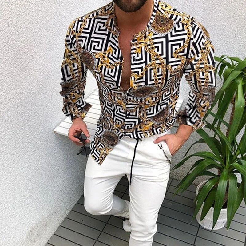 2020 HOT Men's Shirt Camisa Summer long sleeve Male Blouse Top New Style Comfortable Cotton And Shirt Men S-3XL