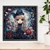 uk.everydayedeals (Limited Stock)Diamond Painting - Round AB Drills - Little Girl(45*45cm)