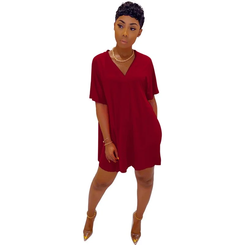 2020 Women Clothes Casual V Neck T Shirt Top and Shorts Set Streetwear Sexy Outfits for Women Suit Summer Short Two Piece Sets