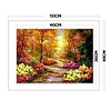 Landscape - 3 strands 11CT Stamped Cross Stitch 40*50cm