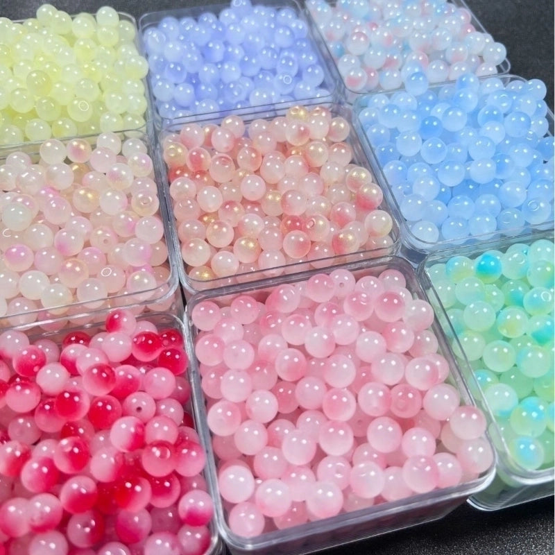 300 Pcs/Package  Glass Solid Color Beads