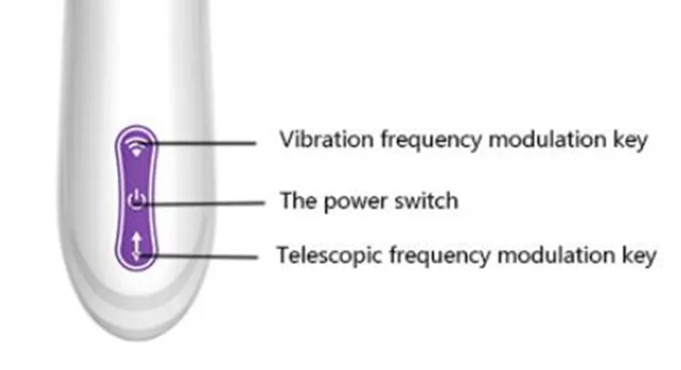 Automatic Telescopic Vibrator with G Spot Vibration Massager