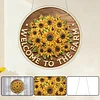 Sunflower DIY Diamond Painting Hanging Pendants Acrylic Crafts Kit for Home Wall Decor