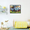 Puppy Car-Full Square Diamond Painting 40*30CM