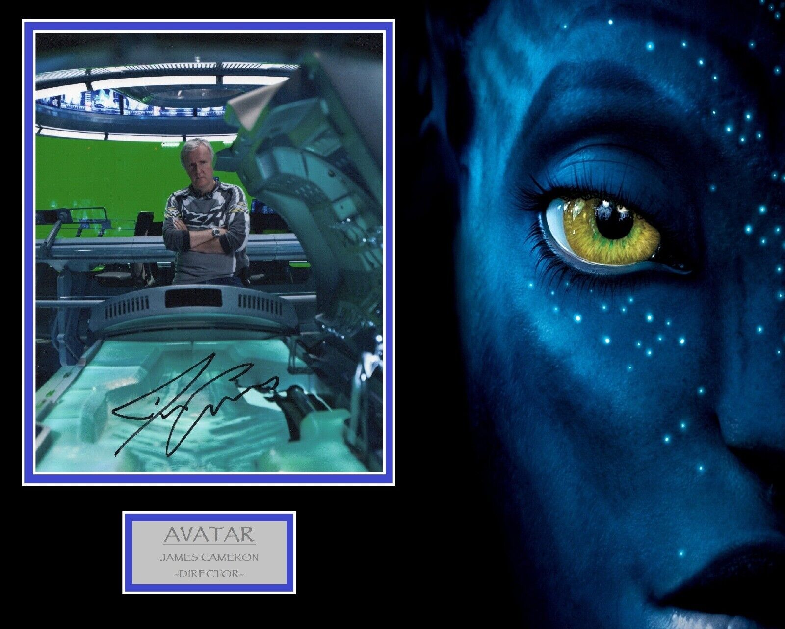 JAMES CAMERON SIGNED AVATAR Photo Poster painting MOUNT UACC REG 242 ALSO ACOA CERTIFIED