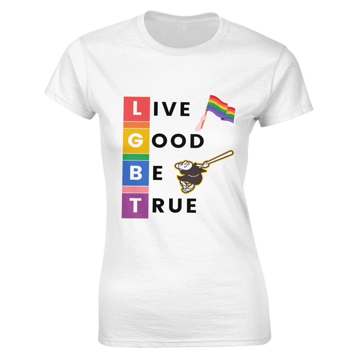 San Diego Padres LGBT Pride Women's Classic-Fit T-Shirt