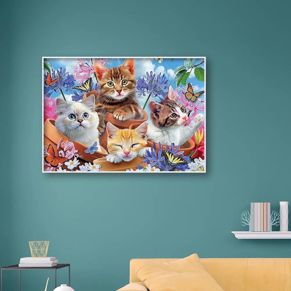 Diamond Painting - Full Round Drill - Cat(40*30cm)
