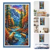 (US Local)Bear-11CT Stamped Cross Stitch Kit(40x70cm)