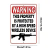 Shooting Warnings - Metal Tin Signs(8*12Inch/12*16Inch)
