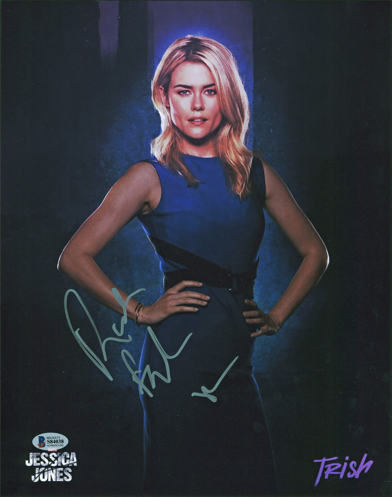 Rachael Taylor Jessica Jones Authentic Signed 11x14 Photo Poster painting BAS #S84038