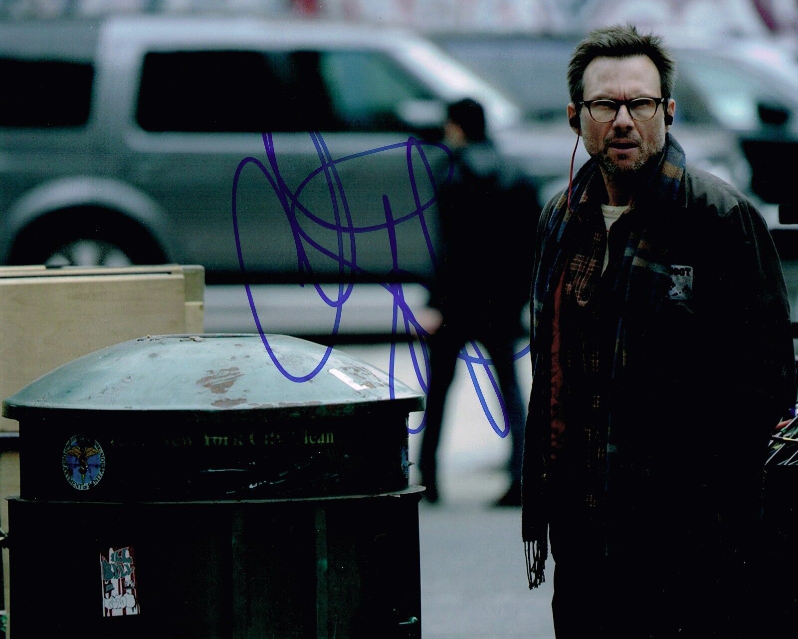 Christian Slater Hand Signed Autograph 8x10 Photo Poster painting Mr. Robot Actor True Romance