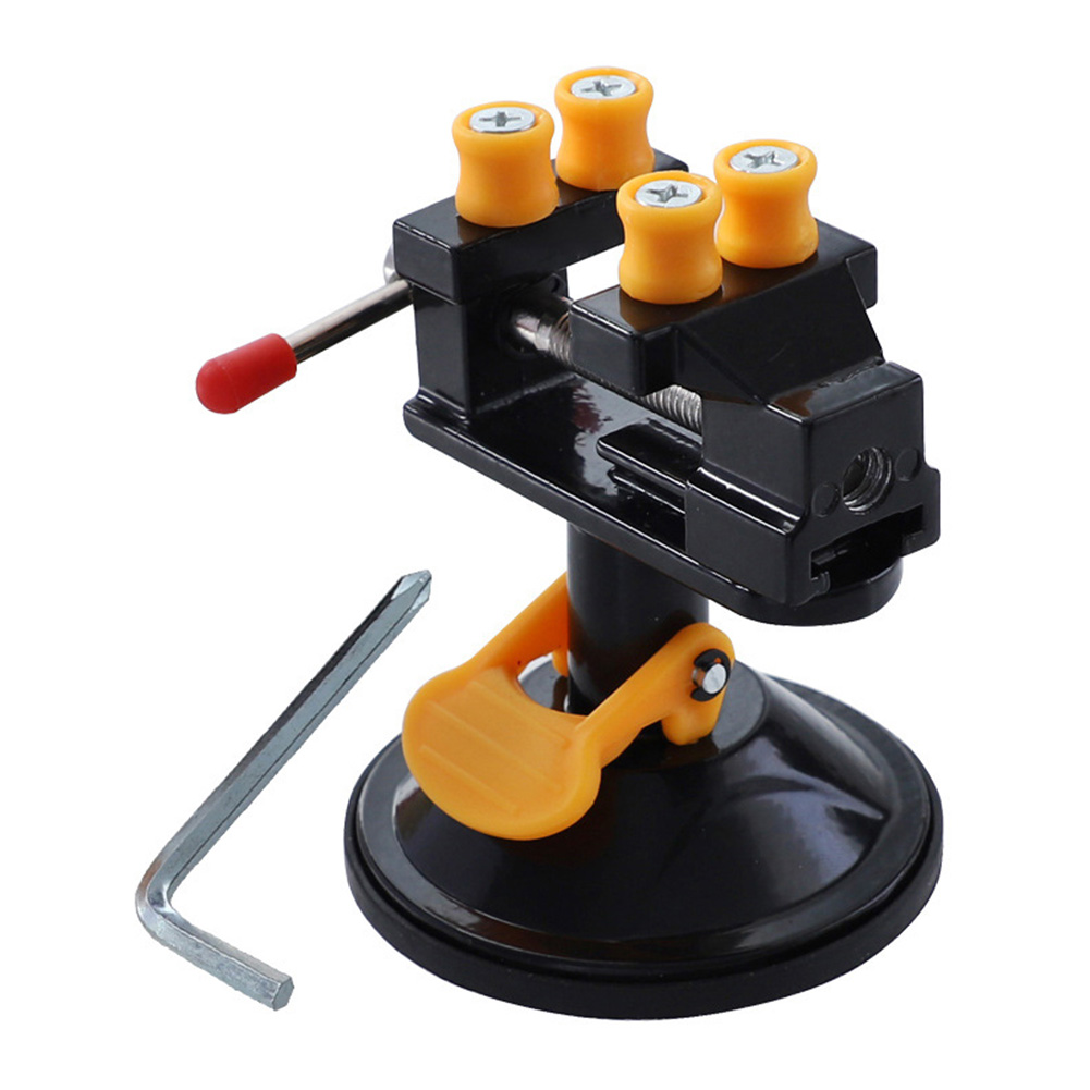 

Aluminum Alloy Miniature Small Jeweler Hobby Clamp On Table Bench Vise (B), 501 Original