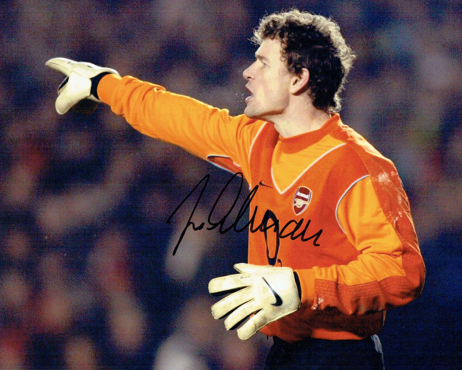 Jens LEHMANN SIGNED Autograph 10x8 Photo Poster painting AFTAL COA Arsenal Goalkeeper LEGEND