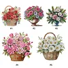 Flower Basket-Partial Special Shaped Diamond Painting 30*30CM