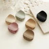 6PCS Morandi Colors Minimalism Hair Clip Claws