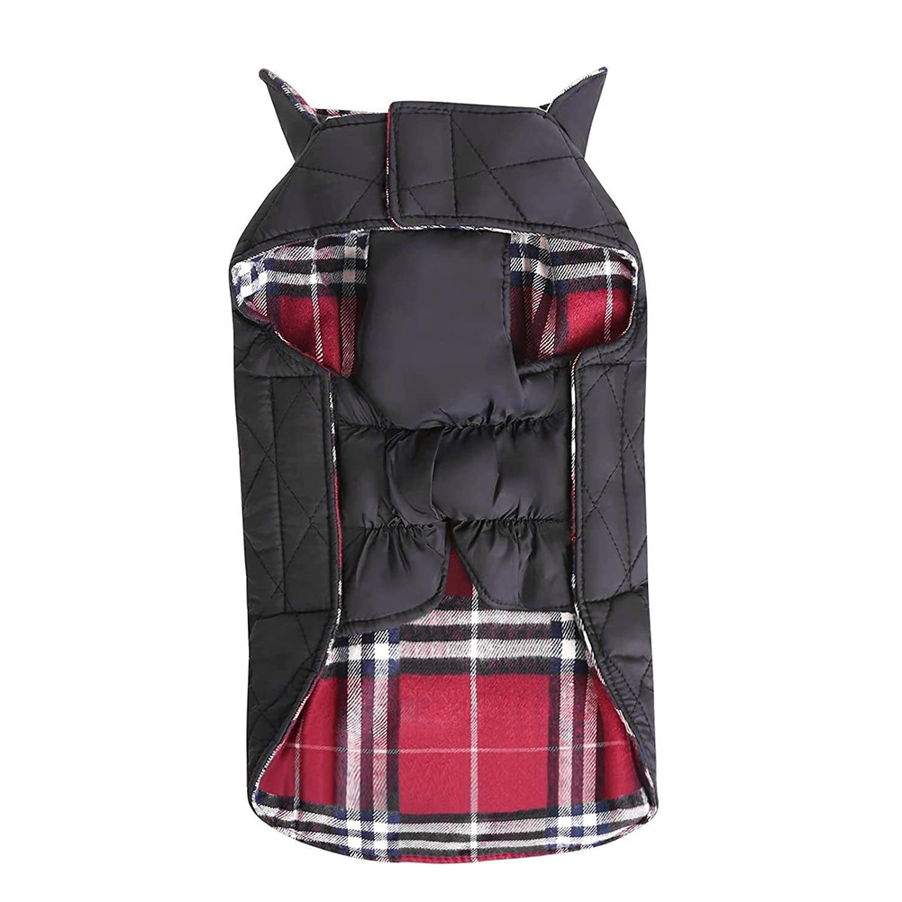 

Cozy Dog Vest,Waterproof Reversible British Style Plaid Pet Warm Coat S-3XL, 501 Original